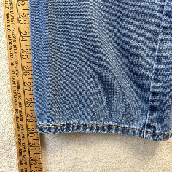 Levi's Jeans Mens 42x30 550 Relaxed Fit Jeans Medium Wash Denim‎ Classic Style - Picture 5 of 12